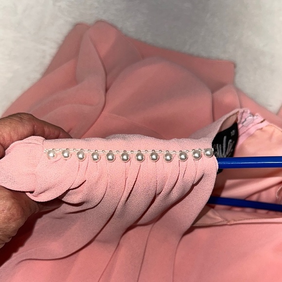 NWT Vintage Ursula Draped pink Dress perfect for Easter or a formal event - Picture 8 of 12